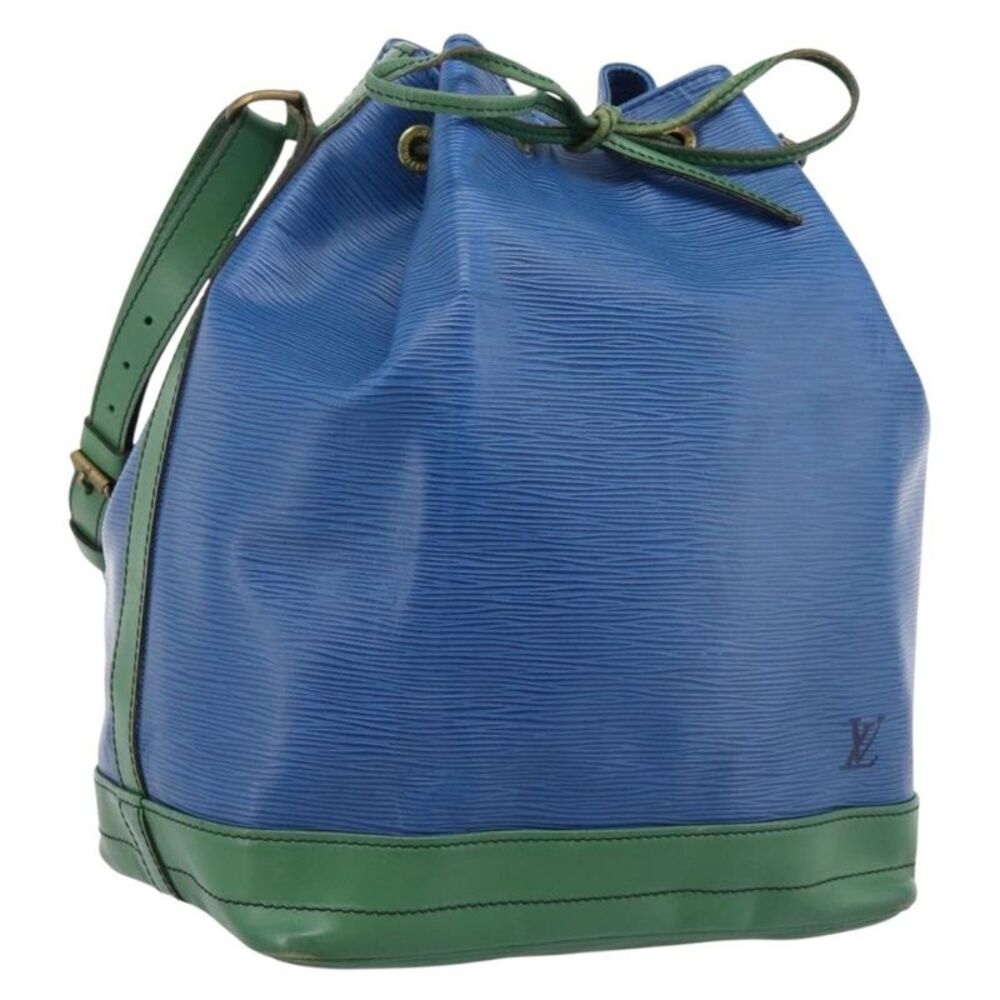Louis Vuitton Bicolor Noe Epi Leather Blue Leather Handbag